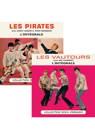 Pack CD : Les Pirates avec Dany Logan & Tony Morgan + Les Vautours avec Vic Laurens (Collection Rock Français)
